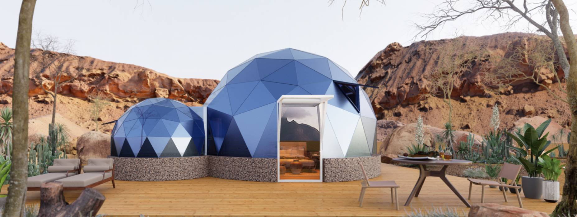 上蔡县球形智能光伏玻璃星空房